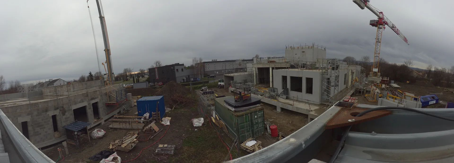 Crématorium Funérarium (Lyon), réalisation chantier par Le Bureau