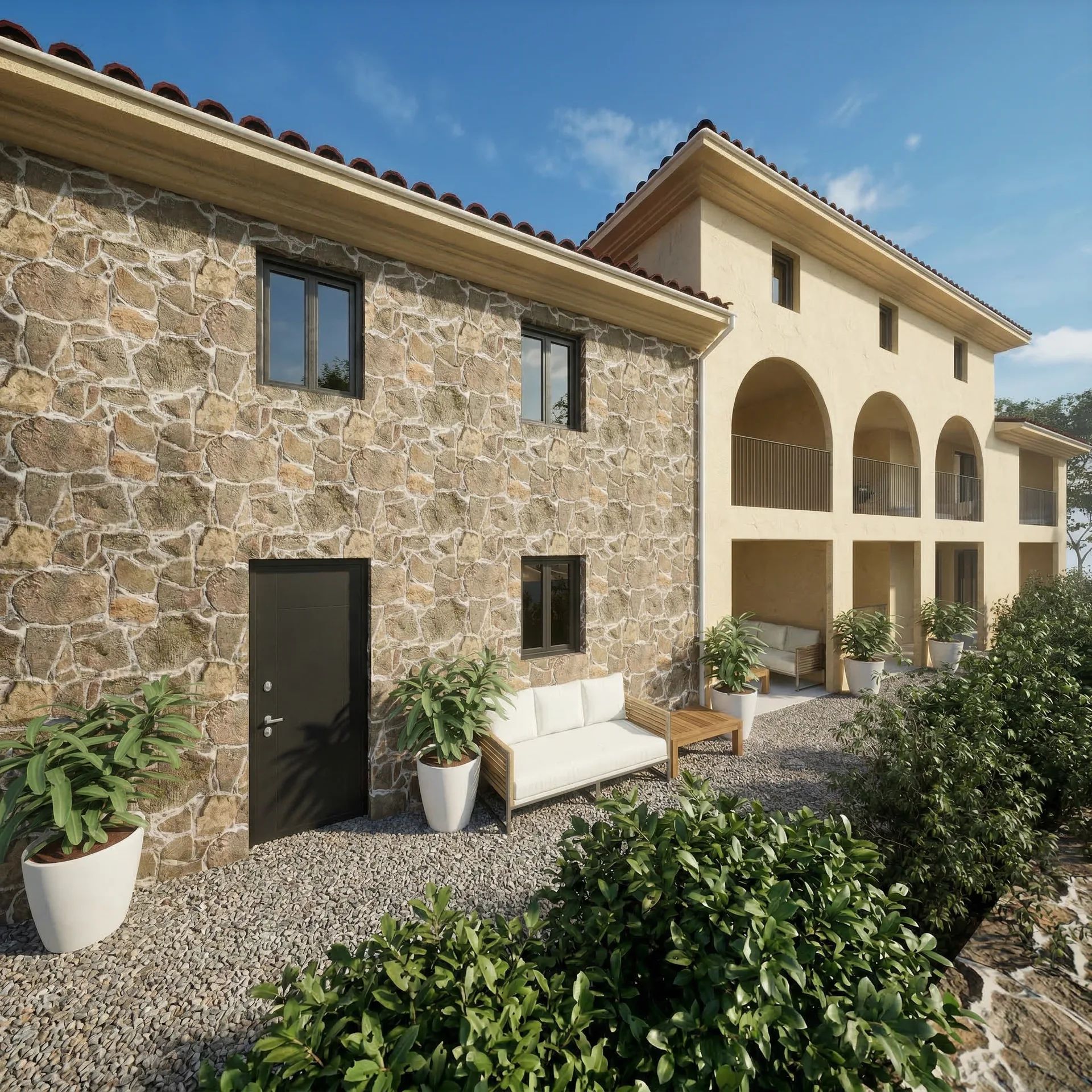 Castel Novo : perspectives 3d par Le Bureau